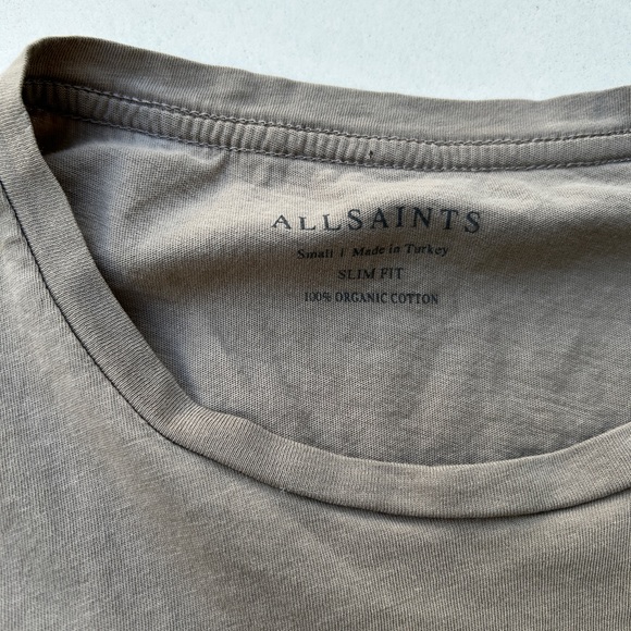 All saints beige t shirt - Picture 3 of 3